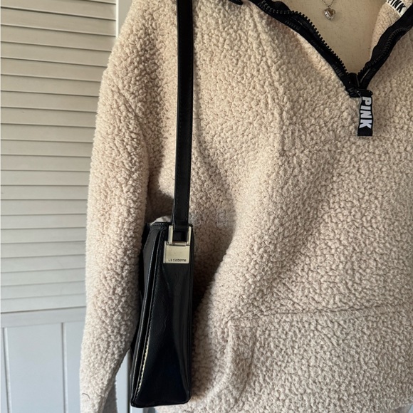 PINK Victoria’s Secret Teddy Fleece Quarter Zip Sweater - Picture 2 of 5